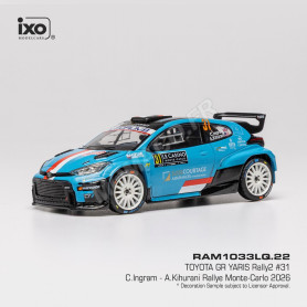 TOYOTA GR YARIS RALLY 2 31 INGRAM/KIHURANI RALLYE MONTE CARLO 2026
