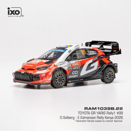 TOYOTA GR YARIS RALLY 1 99 SOLBERG/EDMONDSON EQUIPE TOYOTA GAZOO RACING RALLYE SAFARI KENYA 2026