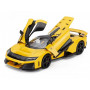 FERRARI F80 2024 JAUNE "GIALLO TRISTRATO" AVEC ROUES NOIRES