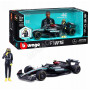 MERCEDES GP F1 W15 EQ PERFORMANCE TEAM AMG PETRONAS MOTORSPORT 44 LEWIS HAMILTON 2024 (BOITAGE SOUPLE AVEC PILOTE)