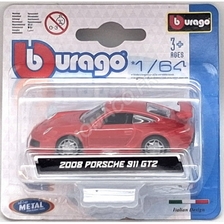 PORSCHE 911 997 GT2 COUPE 2008 ROUGE