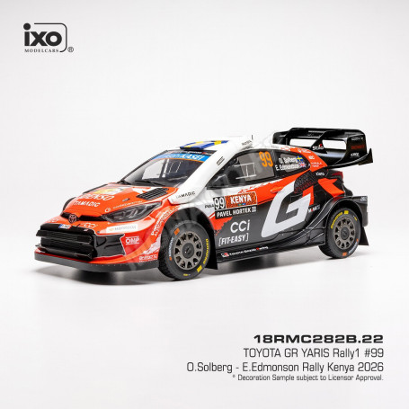 TOYOTA GR YARIS RALLY 1 99 SOLBERG/EDMONDSON EQUIPE TOYOTA GAZOO RACING RALLYE SAFARI KENYA 2026