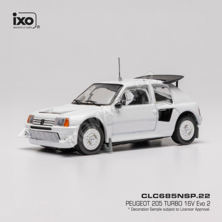 PEUGEOT 205 TURBO 16V EVO 2 1986 BLANC