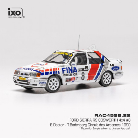 FORD SIERRA RS COSWORTH 4X4 8 DOCTOR/BADENBERG CIRCUIT DES ARDENNES 1990