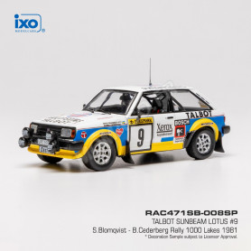 TALBOT SUNBEAM LOTUS 9 BLOMQVIST/CEDERBERG RALLYE DES 1000 LACS 1981