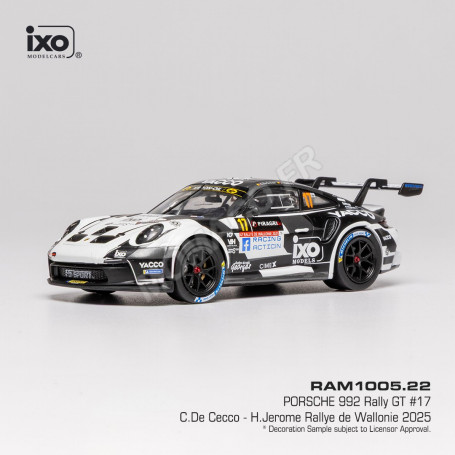 PORSCHE 992 17 DE CECCO/JEROME RALLYE DE WALLONIE 2025