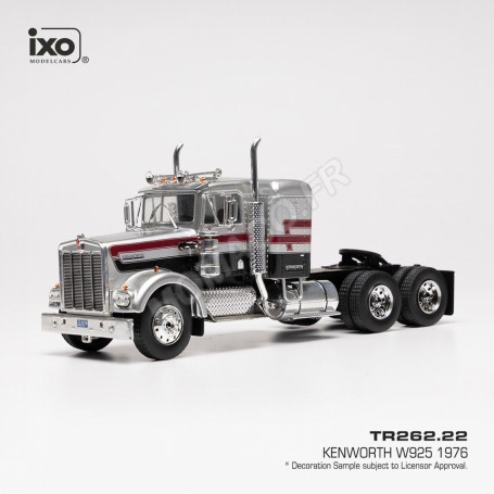 KENWORTH W925 1976 ARGENT/BORDEAUX