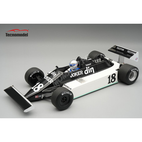 MARCH 811 18 SALAZAR GRAND PRIX DES ETATS-UNIS 1981 AVEC FIGURINE