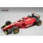 FERRARI 412T1B 27 JEAN ALESI GRAND PRIX D'ALLEMAGNE 1994 AVEC PNEUS LISSES ET FIGURINE