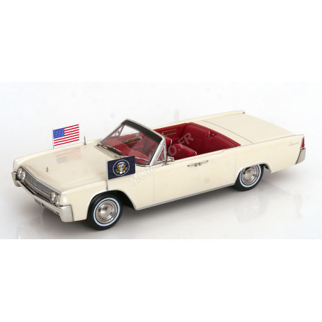LINCOLN CONTINENTAL CONVERTIBLE 1963 CREME "JOHN F.KENNEDY"