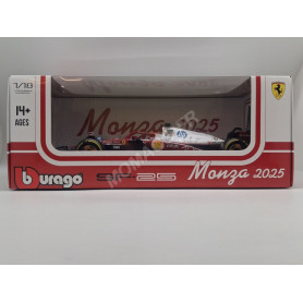 FERRARI F1 SF-25 TEAM SCUDERIA FERRARI HP 16 CHARLES LECLERC GRAND PRIX DE MONZA 2025 "NIKI LAUDA - 50EME ANNIV.CHAMPION"