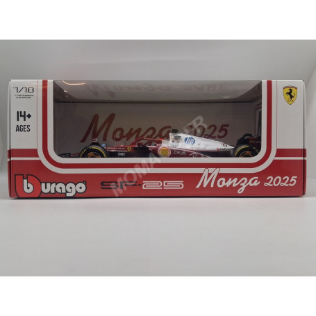 FERRARI F1 SF-25 TEAM SCUDERIA FERRARI HP 16 CHARLES LECLERC GRAND PRIX DE MONZA 2025 "NIKI LAUDA - 50EME ANNIV.CHAMPION"