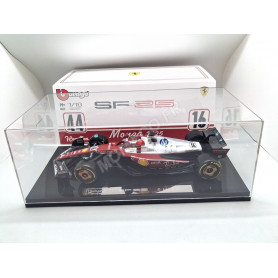 FERRARI F1 SF-25 TEAM SCUDERIA FERRARI HP 16 CHARLES LECLERC GRAND PRIX DE MONZA 2025 "LAUDA - 50EME ANNIV" AVEC VITRINE