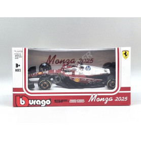 FERRARI F1 SF-25 TEAM SCUDERIA FERRARI HP 16 CHARLES LECLERC GRAND PRIX DE MONZA 2025 "N.LAUDA – 50E ANNIV.CHAMP." (BOI.SOUPLE)