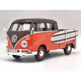 VOLKSWAGEN T1 PICK-UP SURFBOARD CREME/MARRON PLANCHE BLEU CIEL