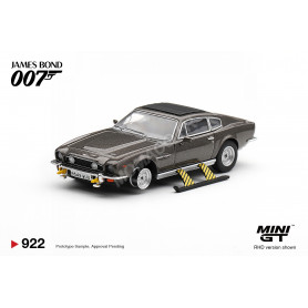 ASTON MARTIN V8 VANTAGE ARMES ACTIVEES "JAMES BOND 007 - TUER N'EST PAS JOUER (1987)" (BLISTER EDITION ESPAGNOLE)