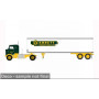 KENWORTH BULLNOSE REMORQUE "GARRETT FREIGHTLINES" 1950 VERT/JAUNE