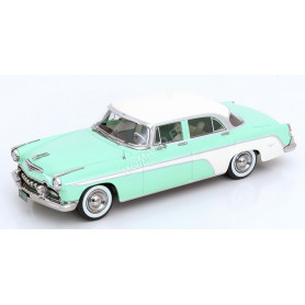 DE SOTO FIREFLITE SEDAN 1955 VERT CLAIR/CREME