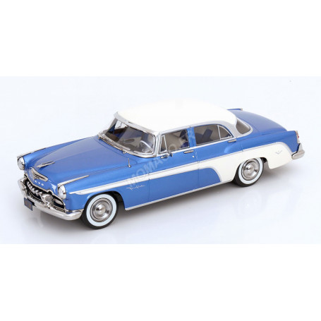 DE SOTO FIREFLITE SEDAN 1955 BLEU METALLISE/CREME