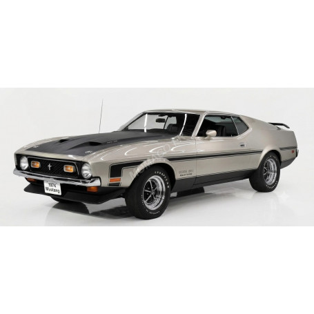 FORD MUSTANG BOSS 351 1971 LIGHT PEWTER METALLIC