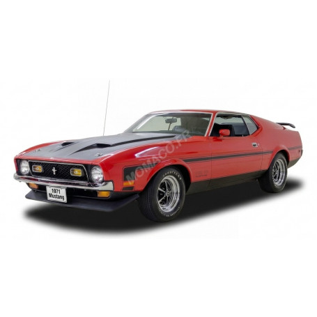 FORD MUSTANG BOSS 351 1971 BRIGHT RED