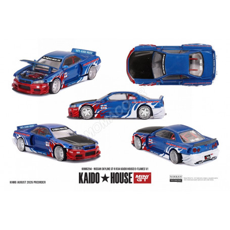 NISSAN SKYLINE GT-R (R34) KAIDO HOUSE FLAMES V1 1999