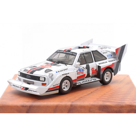 AUDI SPORT QUATTRO S1 E2 1 WALTER RÖHRL PIKES PEAK 1987 1ER AVEC BOITE COLLECTOR