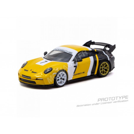 PORSCHE 911 (992) GT3 2022 NOIR ET JAUNE