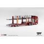SCANIA 770S A6X4NA PORTE AUTO V8 50EME ANNIVERSAIRE AVEC REMORQUE PORTE AUTO ROUGE (LHD)