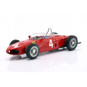 FERRARI 156 SHARKNOSE 4 GRAF BERGHE/WOLFGANG VON TRIPS GRAND PRIX DE GRANDE BRETAGNE 1961 1ER