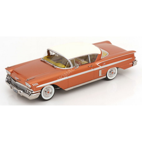 CHEVROLET BEL AIR IMPALA COUPE 1958 CUIVRE METALLISE/CREME