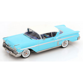 CHEVROLET BEL AIR IMPALA COUPE 1958 TURQUOISE/CREME
