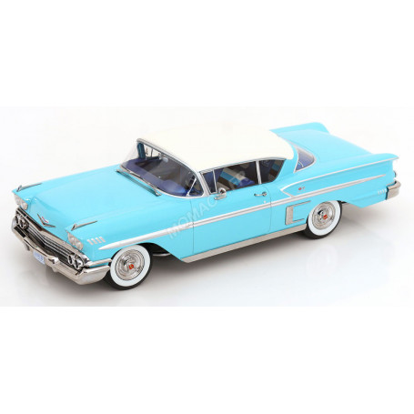 CHEVROLET BEL AIR IMPALA COUPE 1958 TURQUOISE/CREME