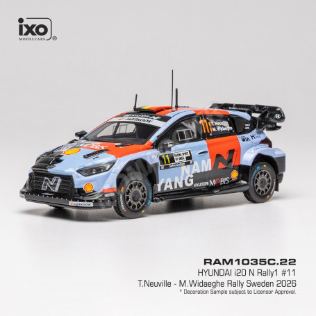 HYUNDAI I20 N RALLY 1 11 NEUVILLE/WIDAEGHE RALLYE DE SUEDE 2026