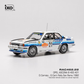 OPEL ASCONA B 400 21 CERRATO/CERRI RALLYE SANREMO 1982
