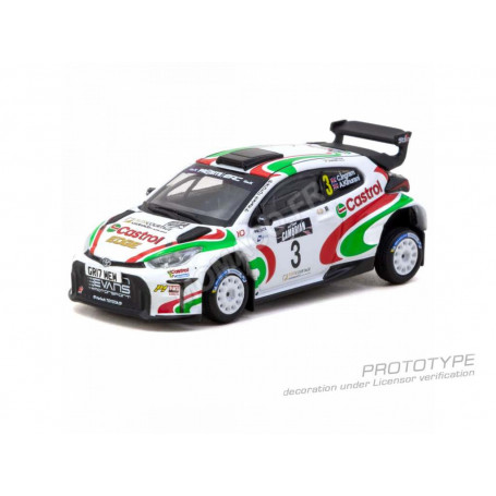 TOYOTA YARIS GR RALLY1 HYBRID 3 CHRIS INGRAM BRITISH CHAMPIONSHIP 2024 AVEC CARTE