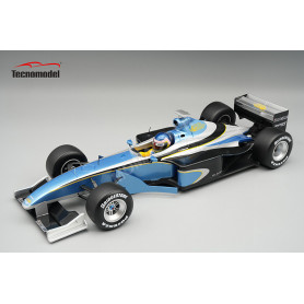 BAR SUPERTEC VOITURE TEST JACQUES VILLENEUVE GRAND PRIX D'ESPAGNE 1999 AVEC FIGURINE