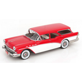 BUICK SPECIAL ESTATE WAGON 1957 ROUGE/BLANC