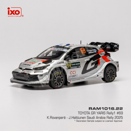 TOYOTA GR YARIS RALLY1 69 ROVANPERÄ/HALTTUNEN RALLYE D'ARABIE SAOUDITE 2025