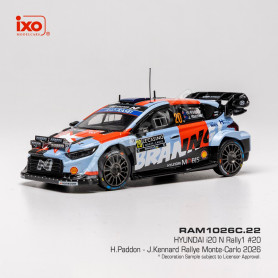 HYUNDAI I20 N RALLY1 20 PADDON/KENNARD RALLYE MONTE-CARLO 2026