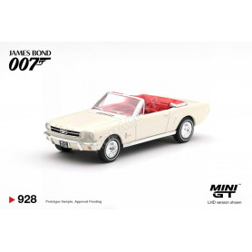 FORD MUSTANG CONVERTIBLE 1964 "JAMES BOND - GOLDFINGER (1964)" (BLISTER EDITION JAPONAISE)