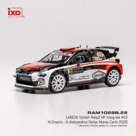 LANCIA YPSILON RALLY2 HF INTEGRALE 22 GRYAZIN/ALEKSANDROV RALLYE MONTE-CARLO 2026