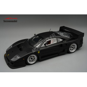 FERRARI F40 LM VERSION PRESSE AVEC JANTES ENKEI ARGENTEES 1996 NOIR