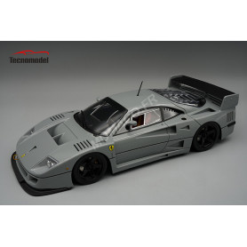 FERRARI F40 LM VERSION PRESSE AVEC JANTES NOIRES 1996 GRIS FONCE