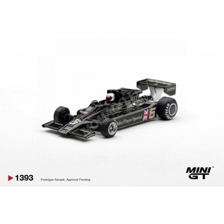 LOTUS 78 5 MARIO ANDRETTI GRAND PRIX DES ETAT-UNIS 1977 1ER AVEC FIGURINE
