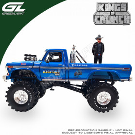 FORD F-250 MONSTER TRUCK "BIGFOOT" 1 1974 AVEC PNEU 48 POUCES ET DEUX FIGURINES BOB CHANDLER