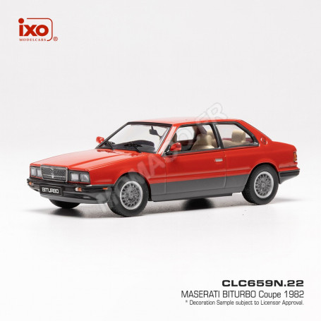 MASERATI BITURBO 1982 ROUGE/NOIR