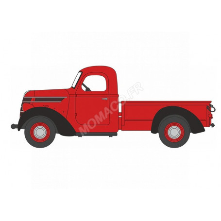 INTERNATIONAL D-2 1937 ROUGE/NOIR