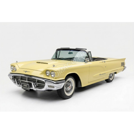 FORD THUNDERBIRD CABRIOLET OUVERT 1960 JAUNE