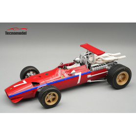 FERRARI 312 F1/68 7 DEREK BELL GRAND PRIX DE WATKINS GLEN 1968 AVEC FIGURINE